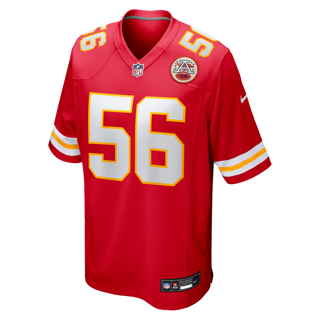 George Karlaftis Kansas City Chiefs Player Game Jersey - Red