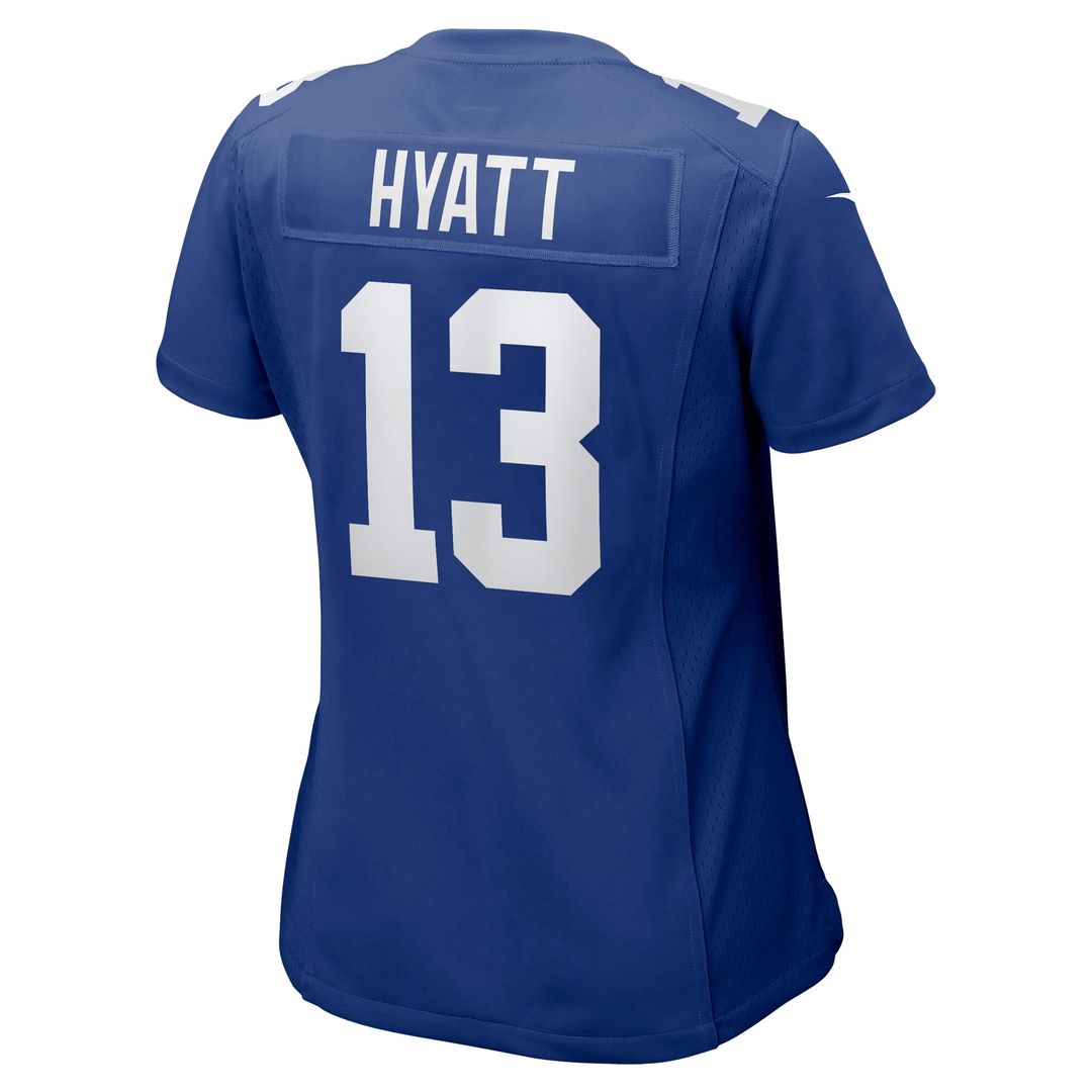 Jalin Hyatt New York Giants Women's Team Game Jersey - Royal