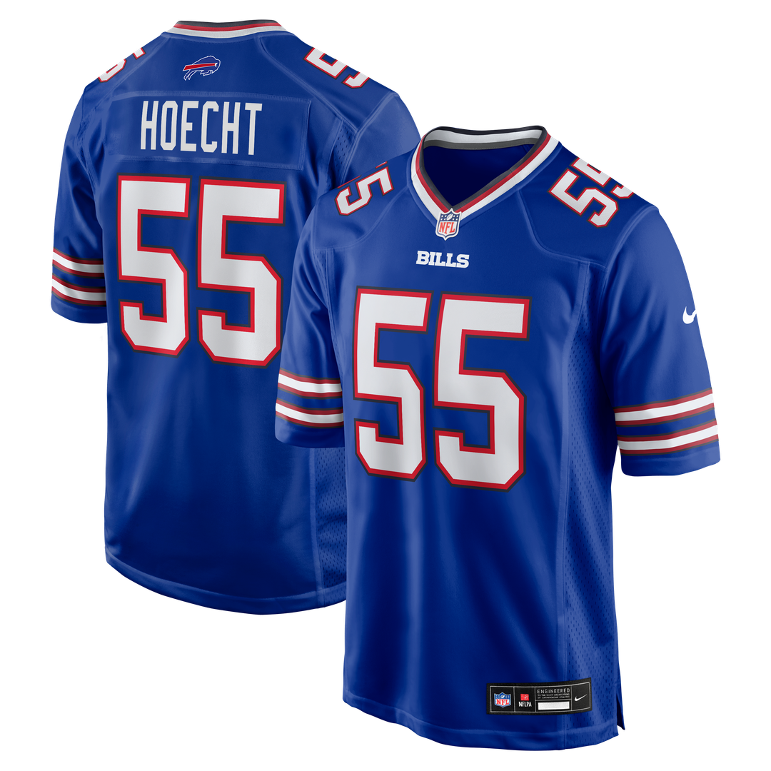 Michael Hoecht Buffalo Bills Team Game Jersey - Royal
