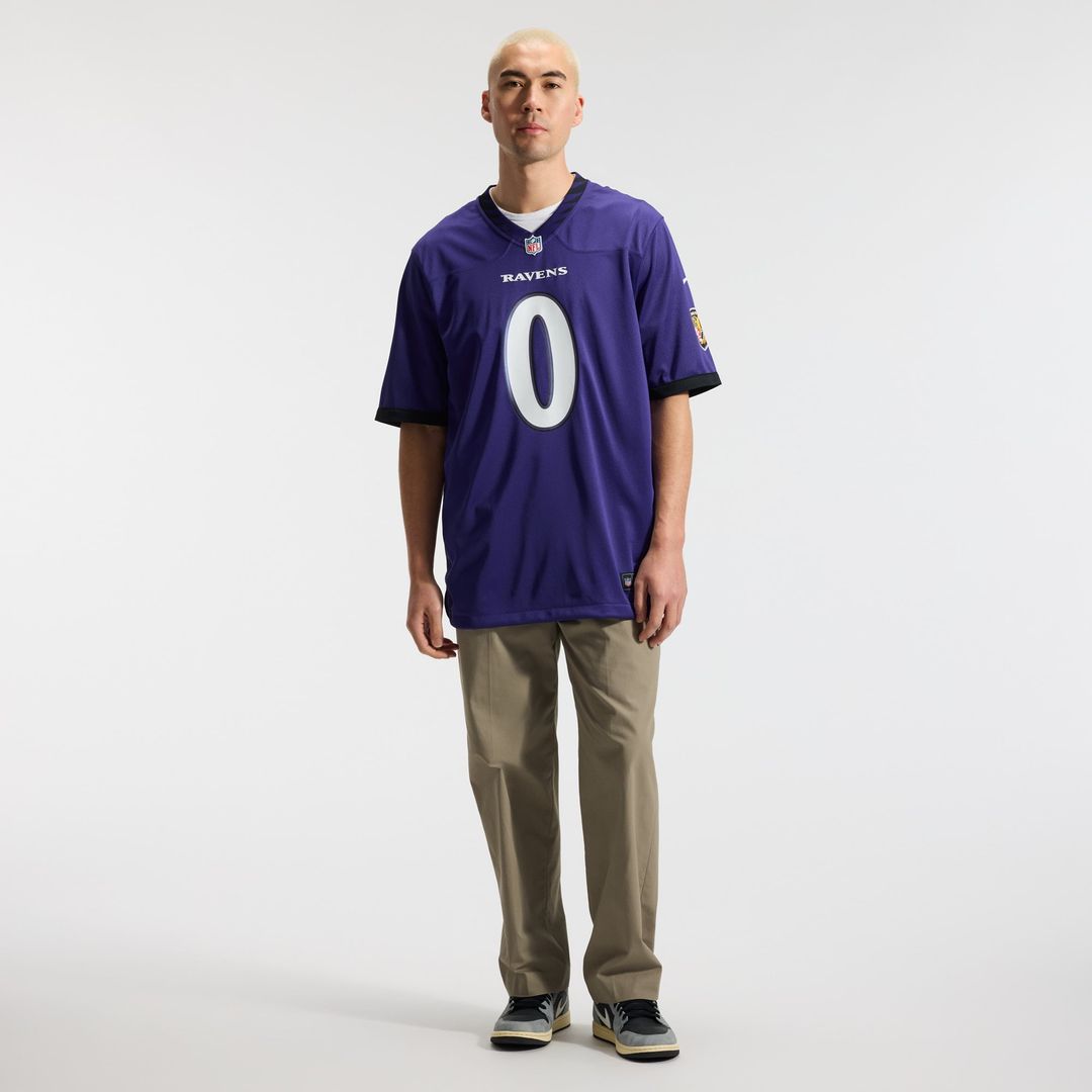 Roquan Smith Baltimore Ravens Team Game Jersey - Purple
