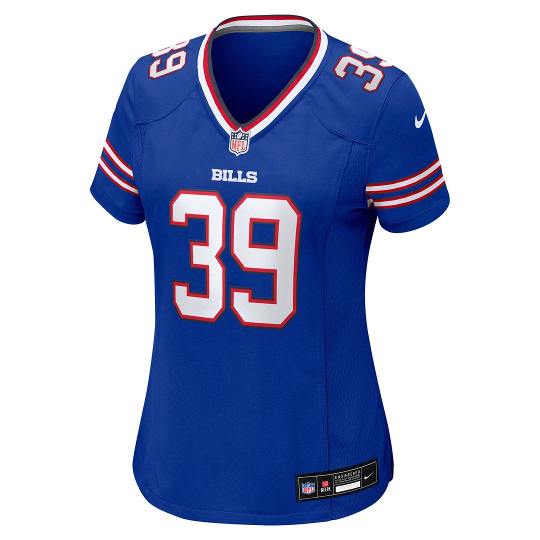 Tommy Doman Jr Buffalo Bills Women's Team Game Jersey - Royal