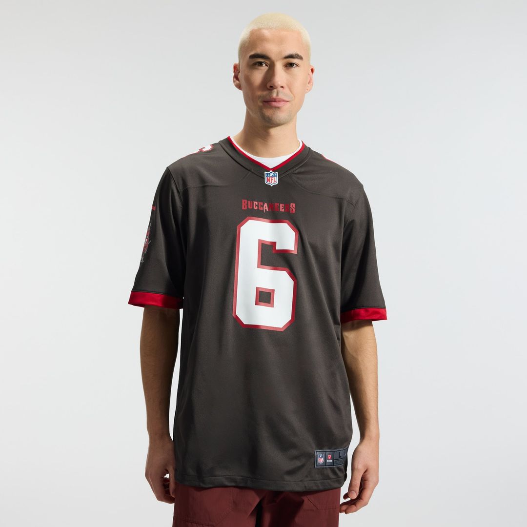 Baker Mayfield Tampa Bay Buccaneers Alternate Game Player Jersey - Pewter