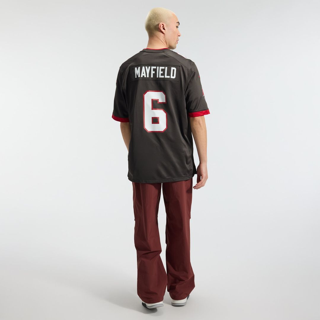 Baker Mayfield Tampa Bay Buccaneers Alternate Game Player Jersey - Pewter