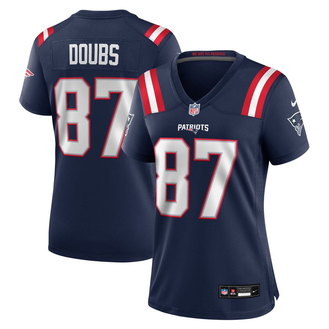 Romeo Doubs New England Patriots Women's Team Game Jersey - Navy