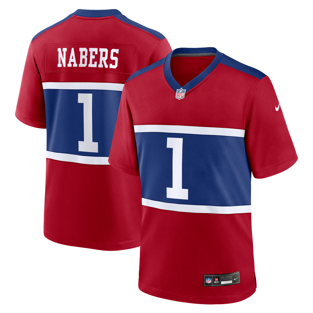 Malik Nabers New York Giants Player Game Jersey - Royal