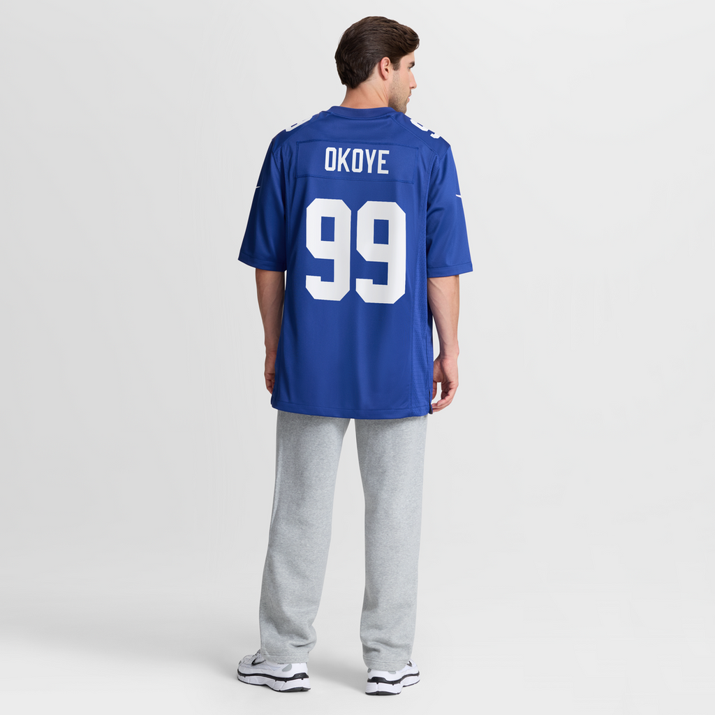 Basil Okoye New York Giants Team Game Jersey - Royal