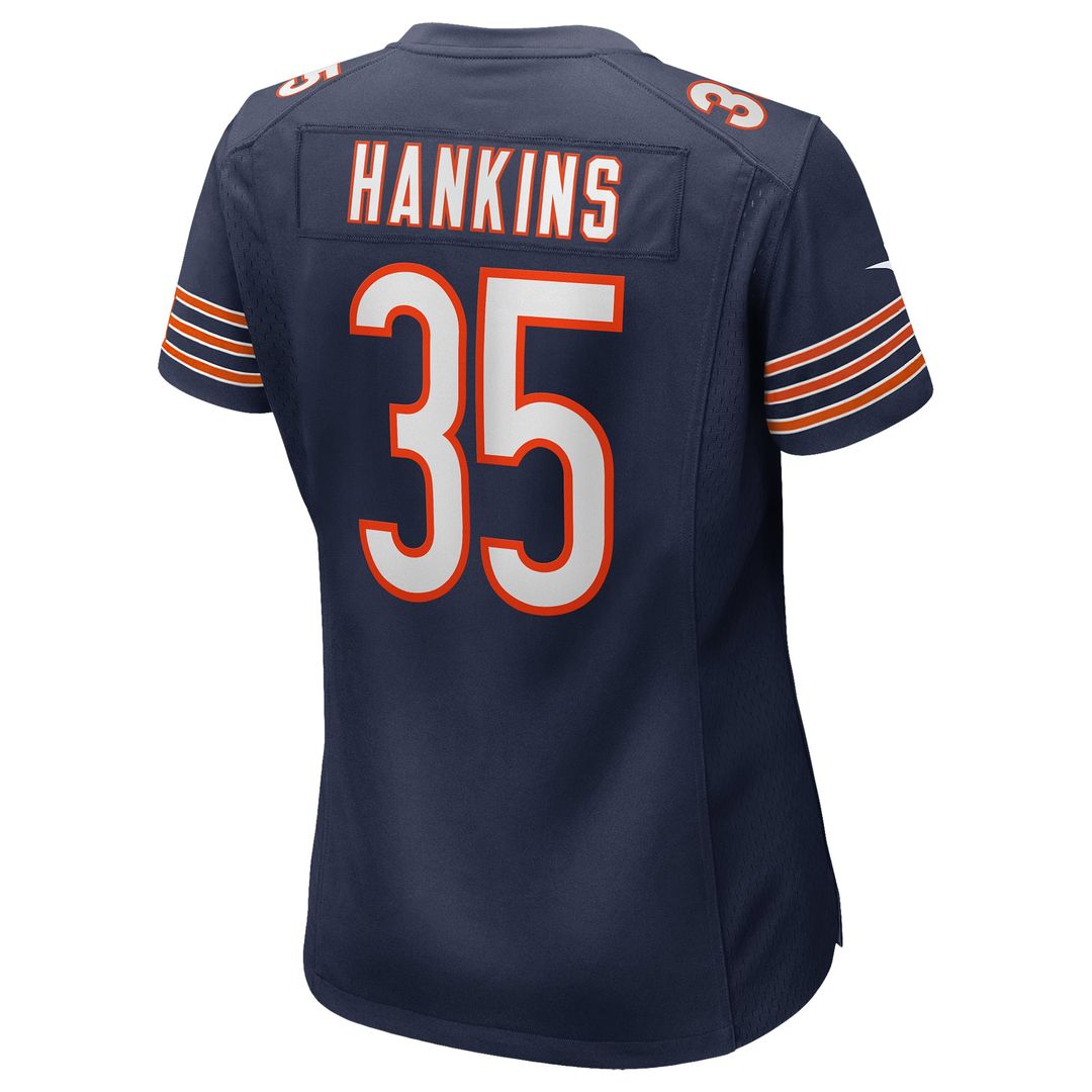 Deion Hankins Chicago Bears Women's Team Game Jersey - Navy