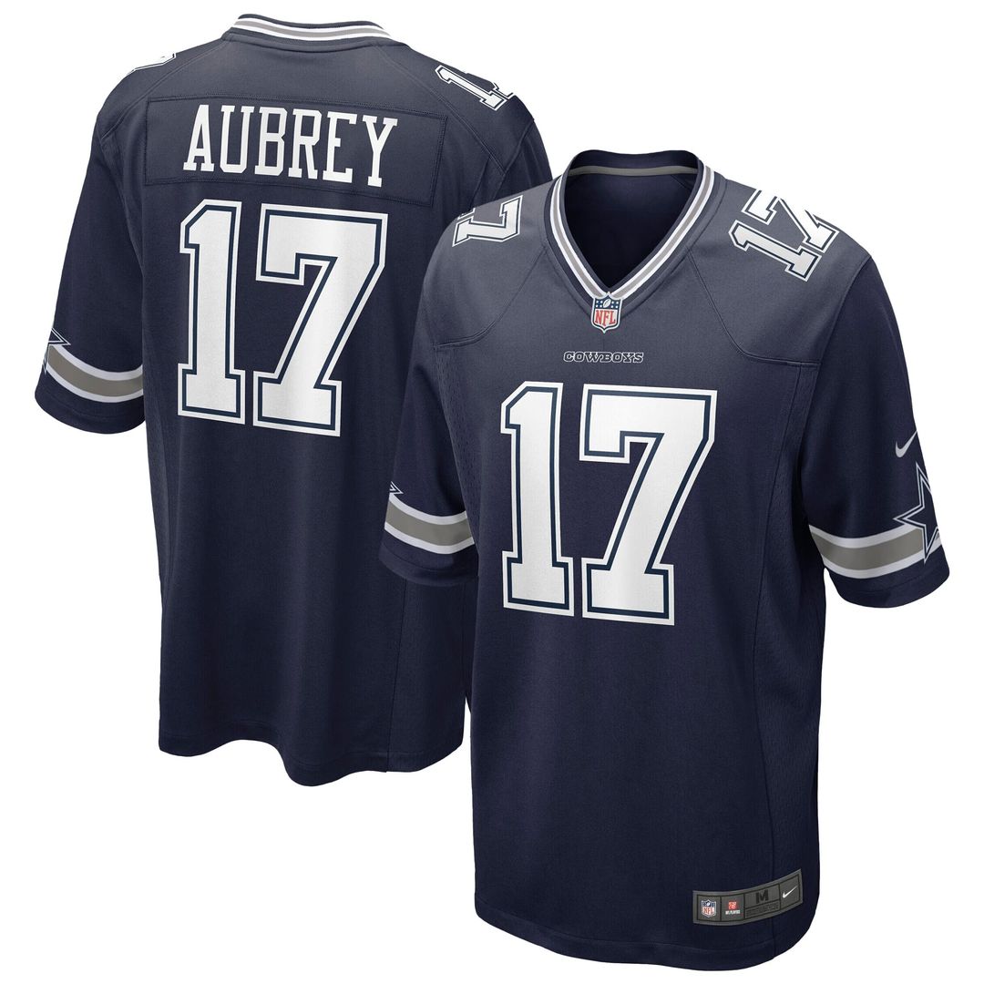 Brandon Aubrey Dallas Cowboys Youth Game Jersey - Navy