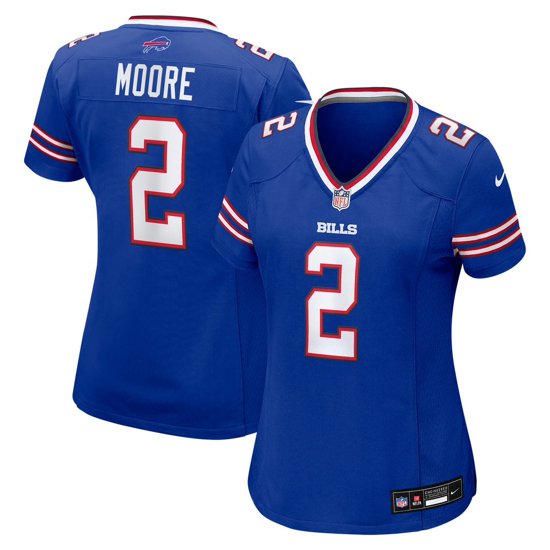D.J. Moore Buffalo Bills Women's Game Jersey - Royal