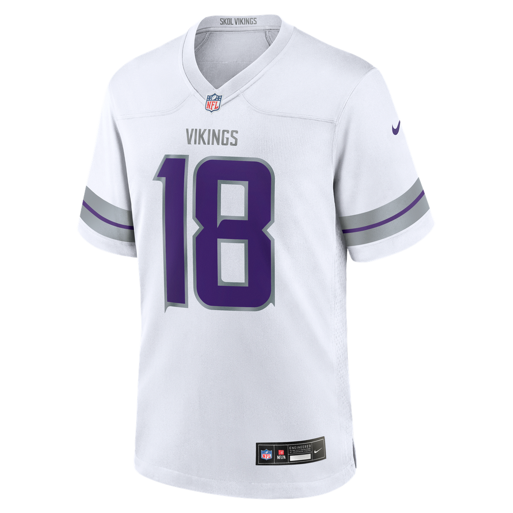Justin Jefferson Minnesota Vikings Alternate Game Player Jersey - White