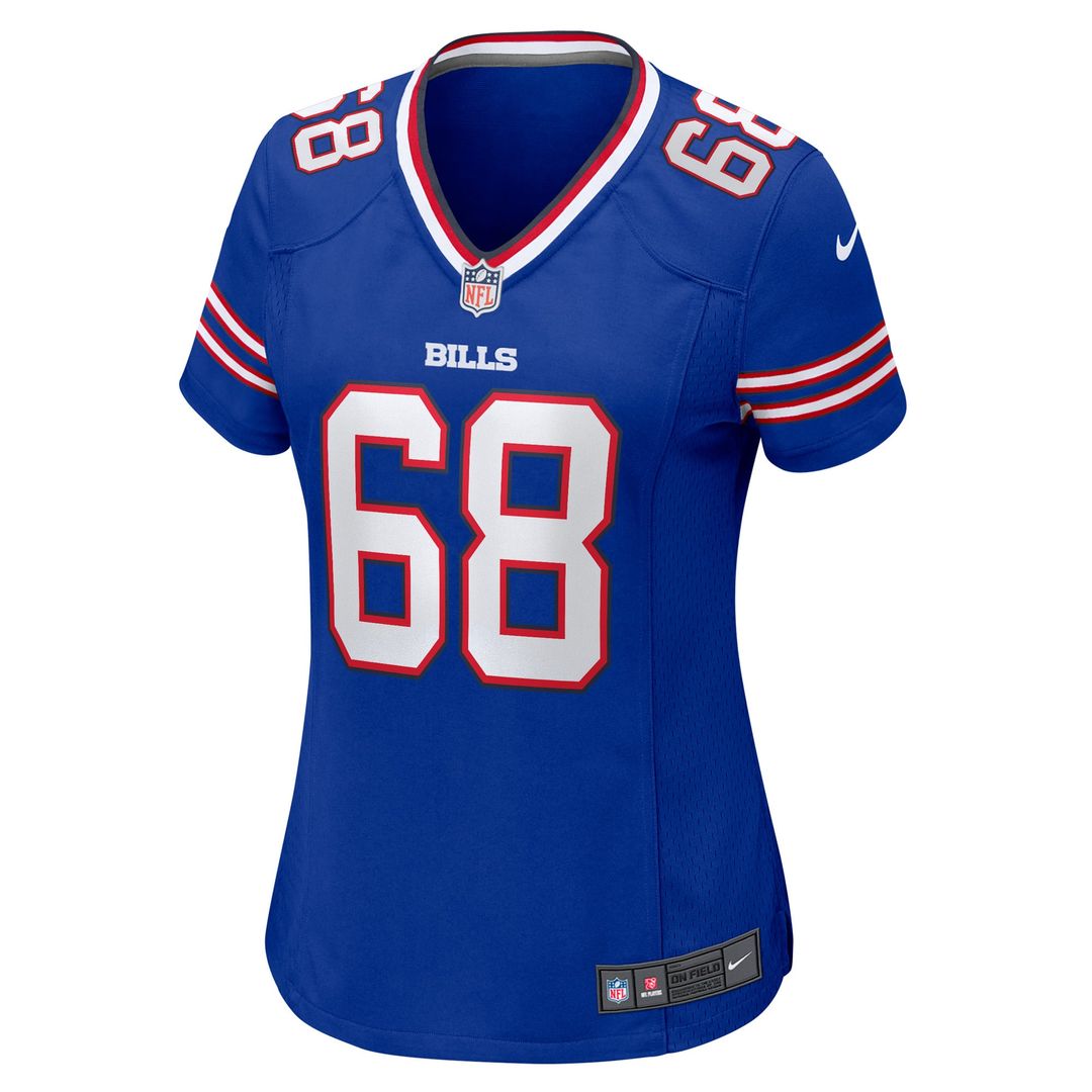 Joe DeLamielleure Buffalo Bills Women's Game Retired Player Jersey - Royal