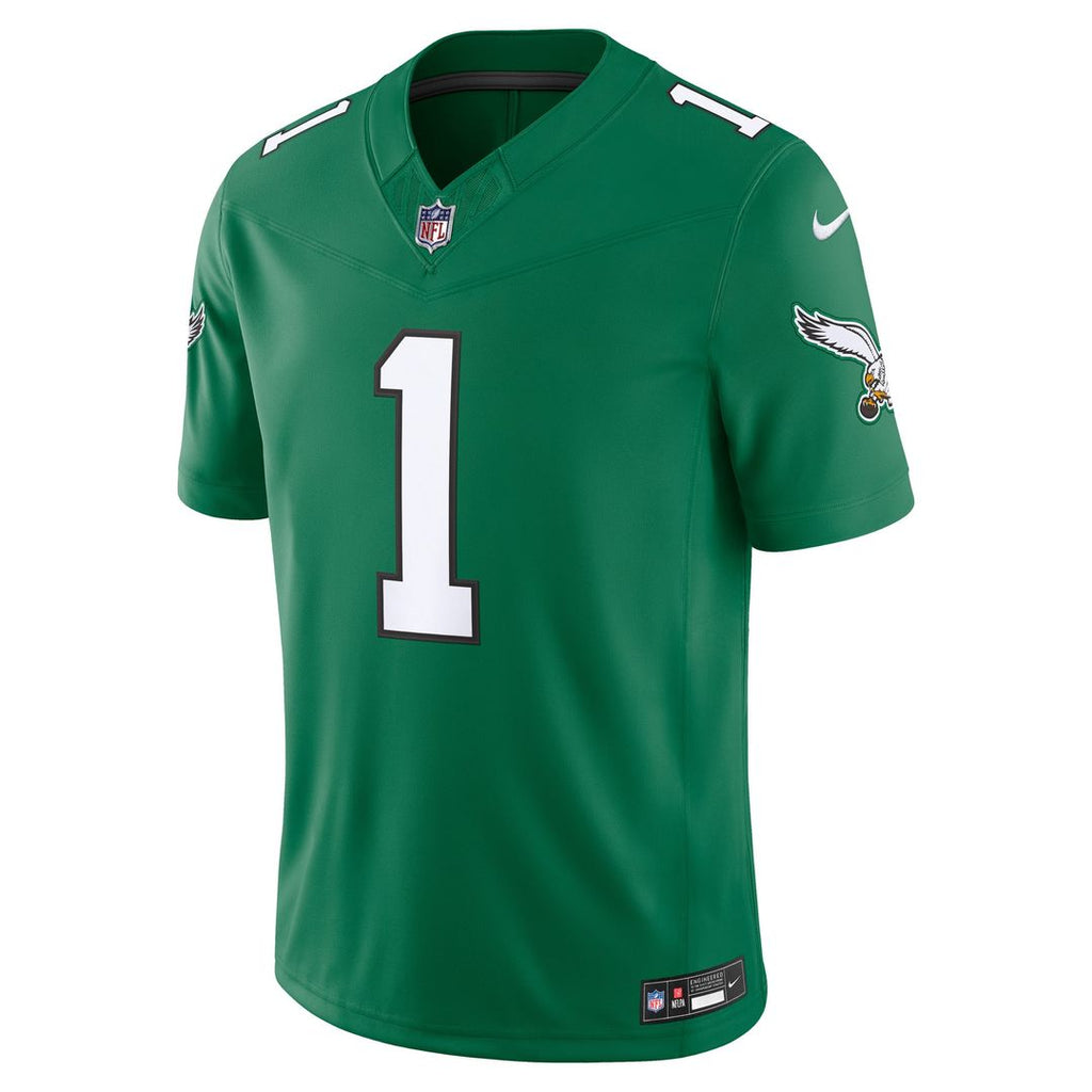 Jalen Hurts Philadelphia Eagles Team Vapor F.U.S.E. Stitched Limited Jersey - Midnight Green