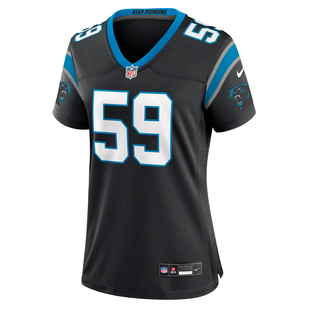Luke Kuechly Carolina Panthers Women's Team Game Jersey - Black