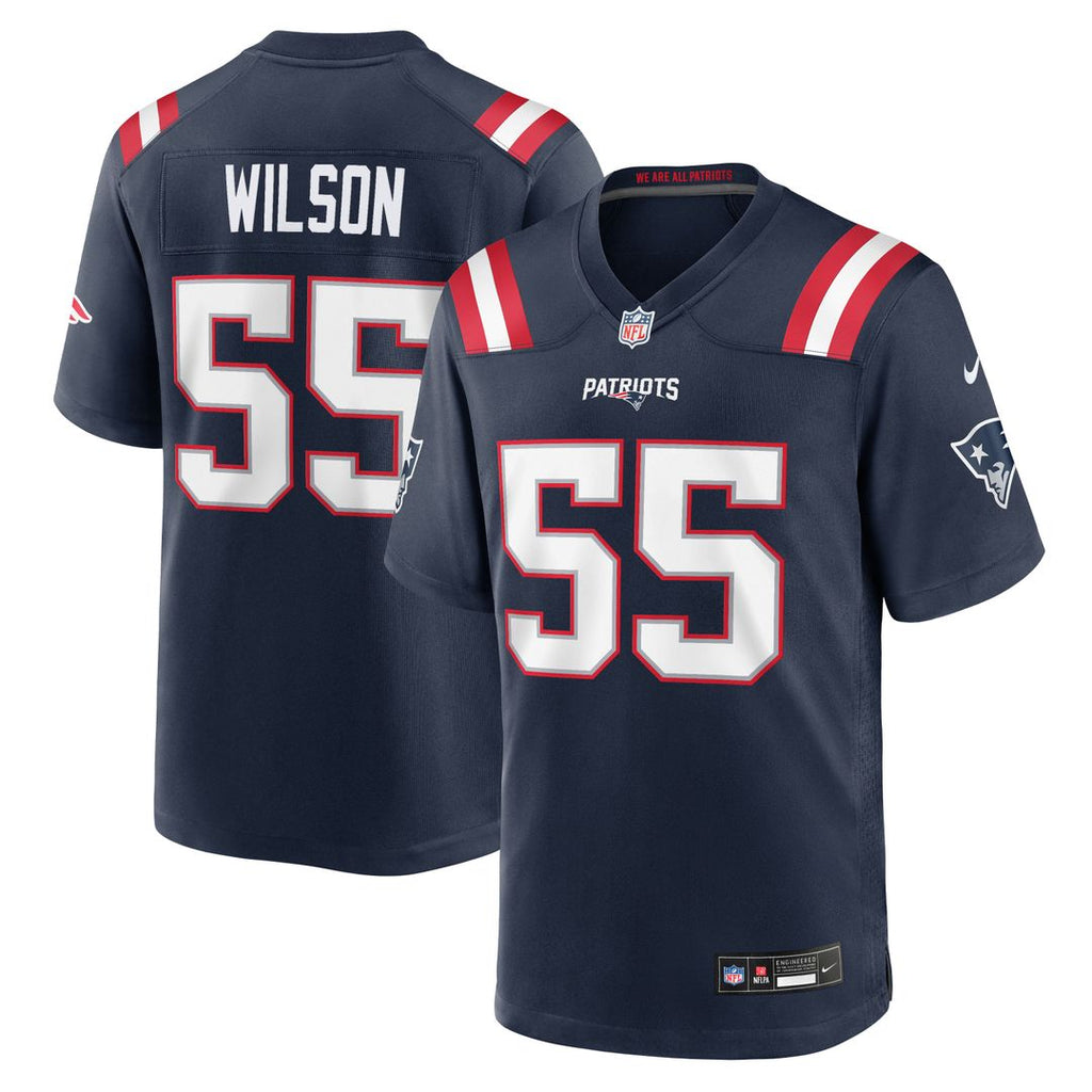 Jared Wilson New England Patriots Team Game Jersey - Navy