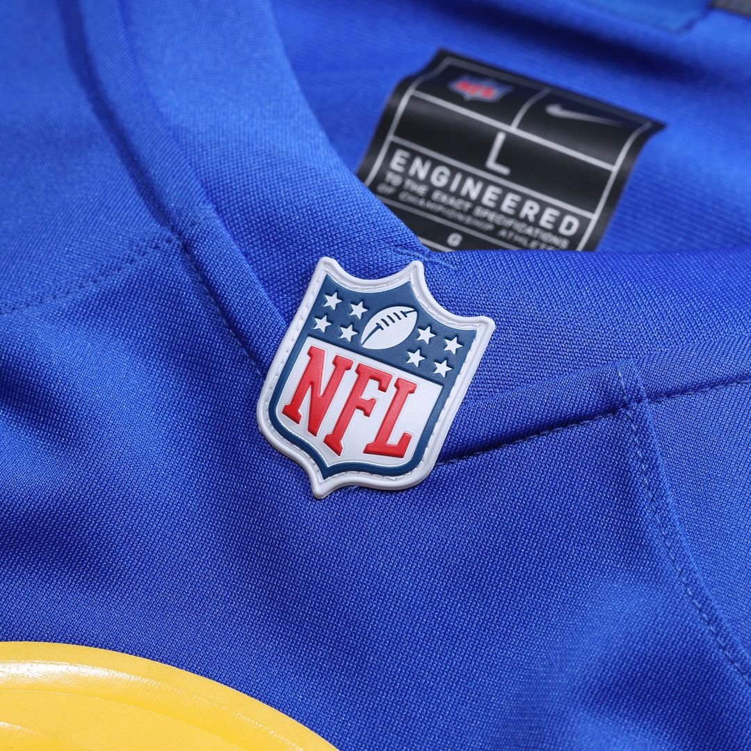 Kurt Warner Los Angeles Rams Game Retired Player Jersey - Royal