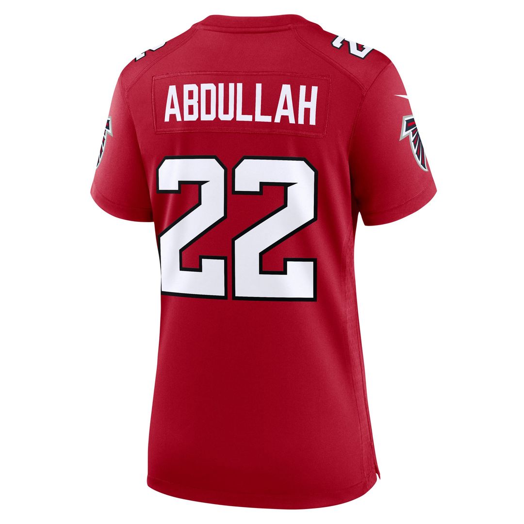Yasir Abdullah Atlanta Falcons Women's Team Game Jersey - Red