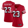 Christian McCaffrey San Francisco 49ers Women's Player Jersey - Scarlet