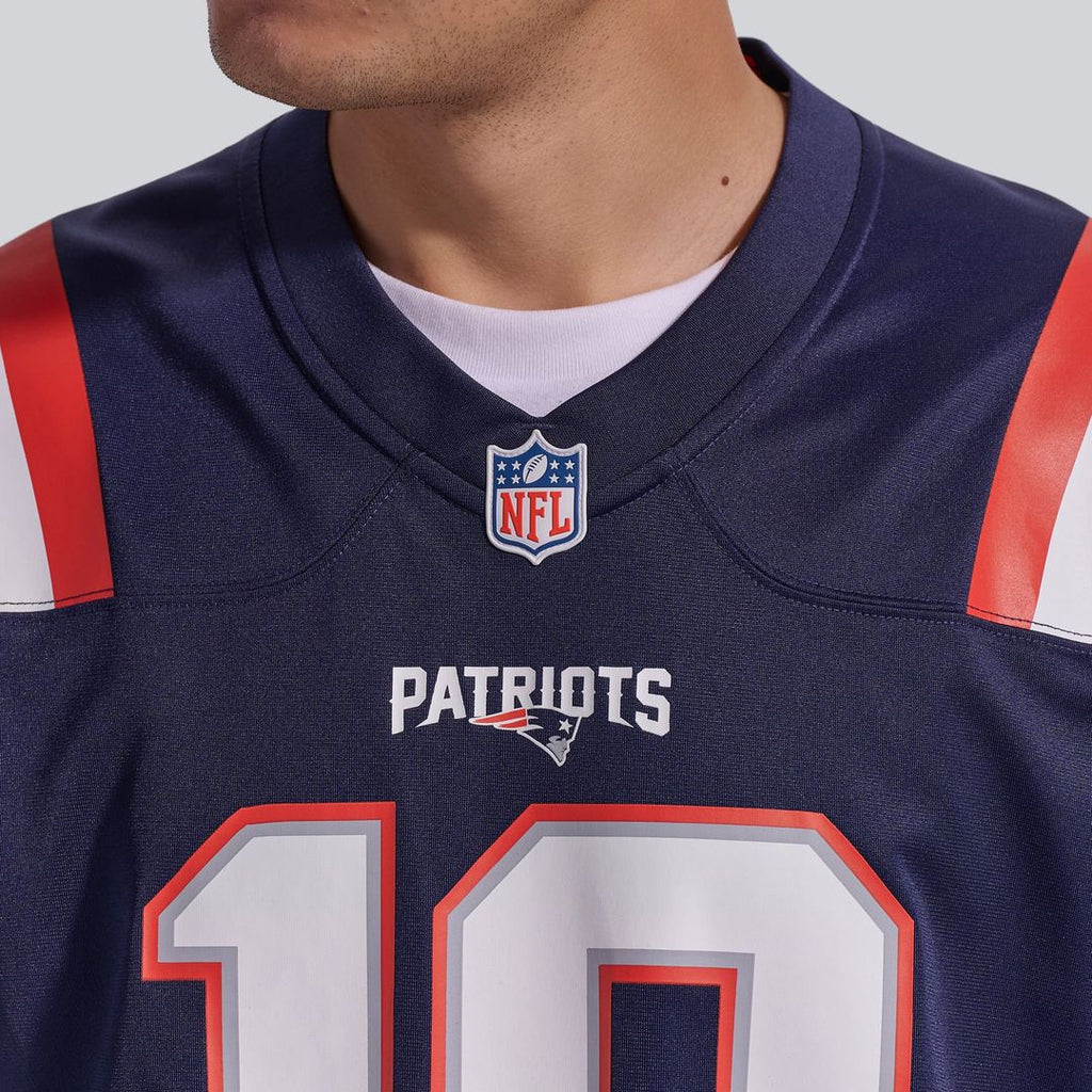 Drake Maye New England Patriots Player Game Jersey - Navy