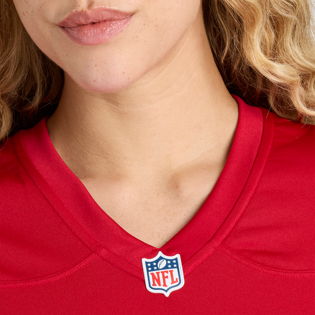 Vederian Lowe San Francisco 49ers Women's Team Game Jersey - Scarlet