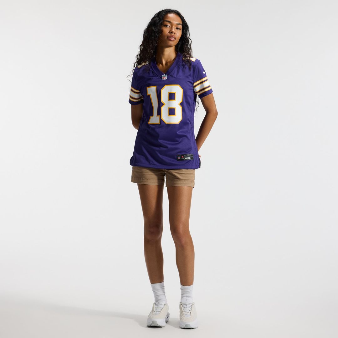 Justin Jefferson Minnesota Vikings Women's Player Jersey - Purple