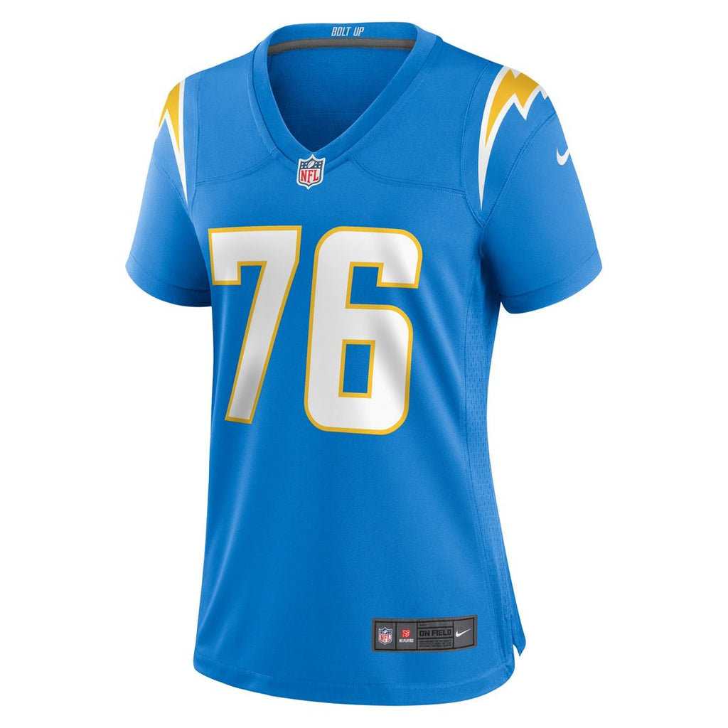 Joe Alt Los Angeles Chargers Women's Team Game Jersey - Powder Blue