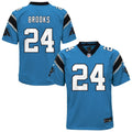 Jonathon Brooks Carolina Panthers Youth Game Jersey - Blue