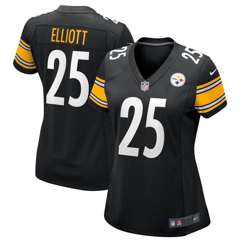 DeShon Elliott Pittsburgh Steelers Women's Team Game Jersey - Black