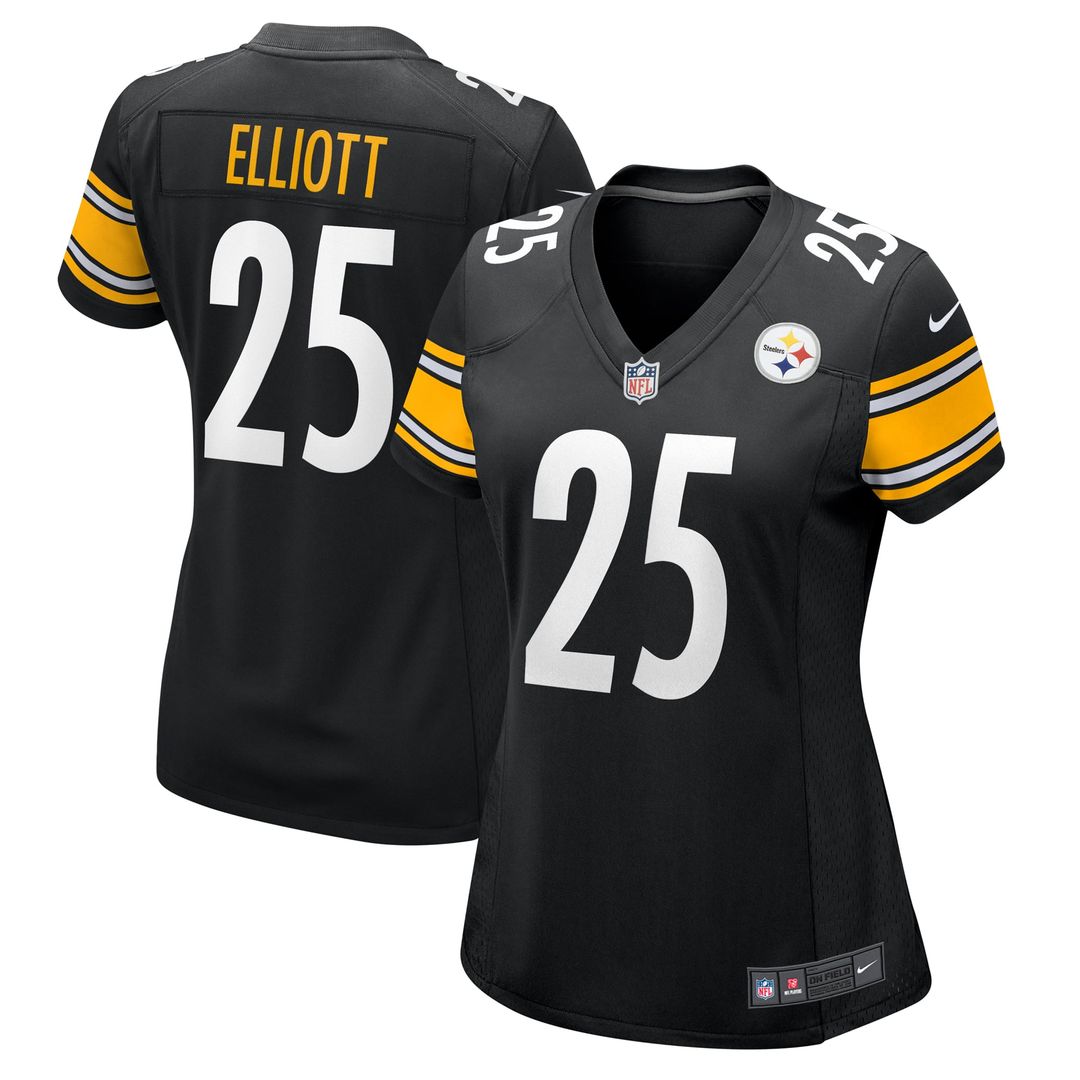 DeShon Elliott Pittsburgh Steelers Women's Team Game Jersey - Black