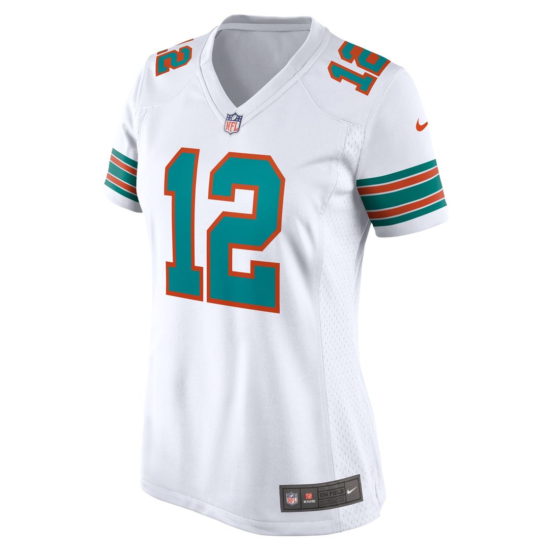 Bob Griese Miami Dolphins Women's Retired Player Jersey - White