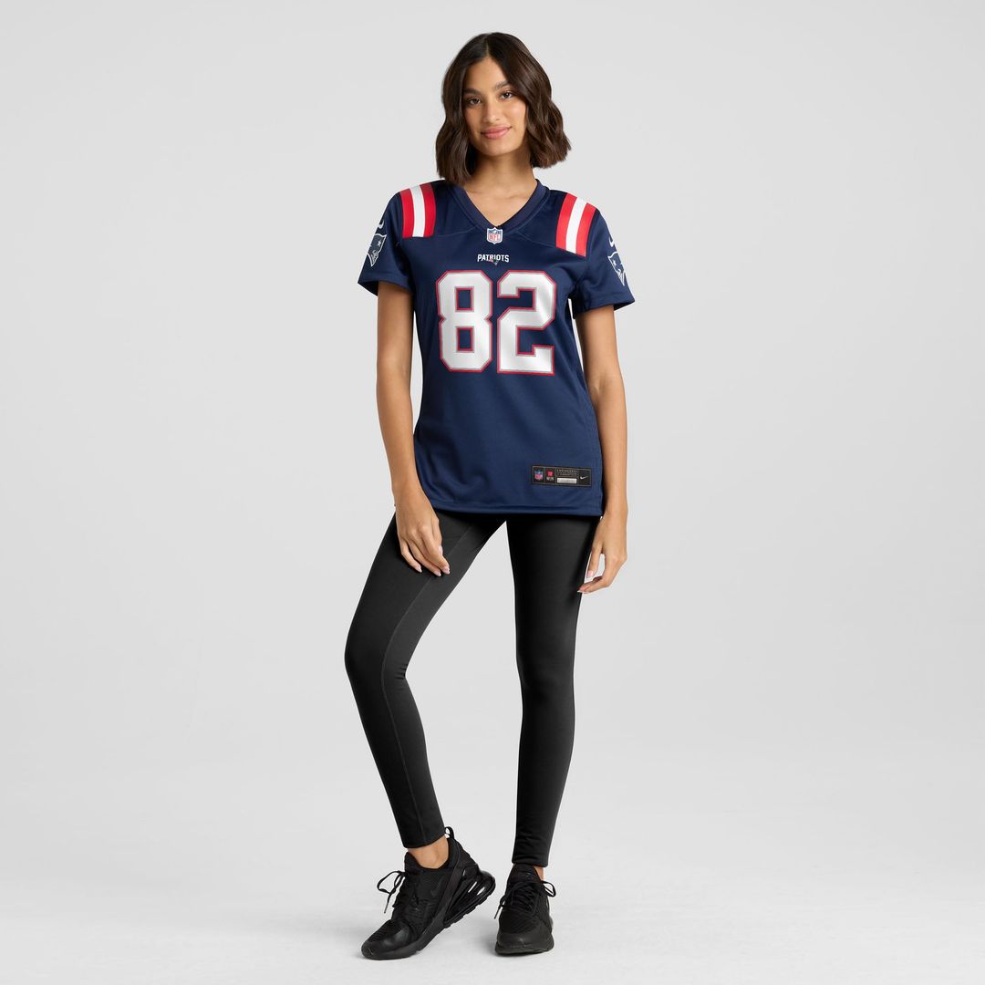 Eli Raridon New England Patriots Women's Team Game Jersey - Navy