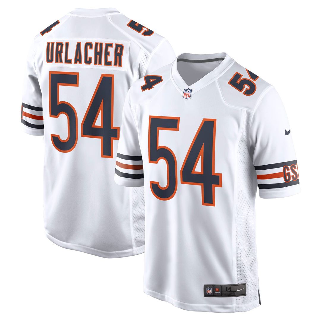 Brian Urlacher Chicago Bears Retired Player Game Jersey - White
