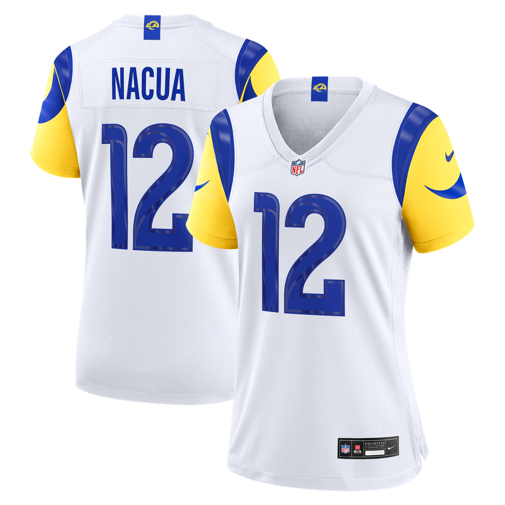 Puka Nacua Los Angeles Rams Women's Game Jersey - White