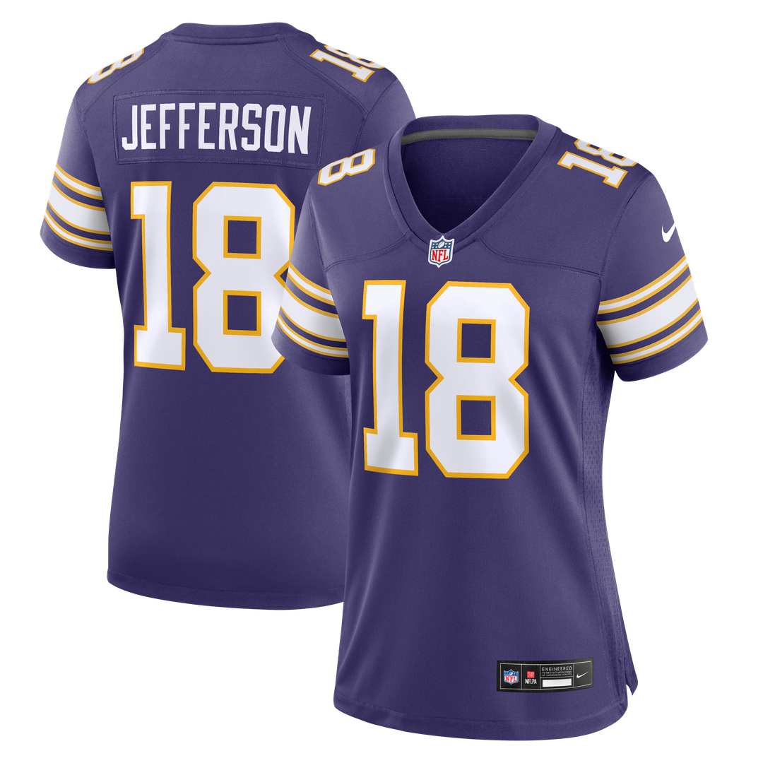 Justin Jefferson Minnesota Vikings Women's Player Jersey - Purple