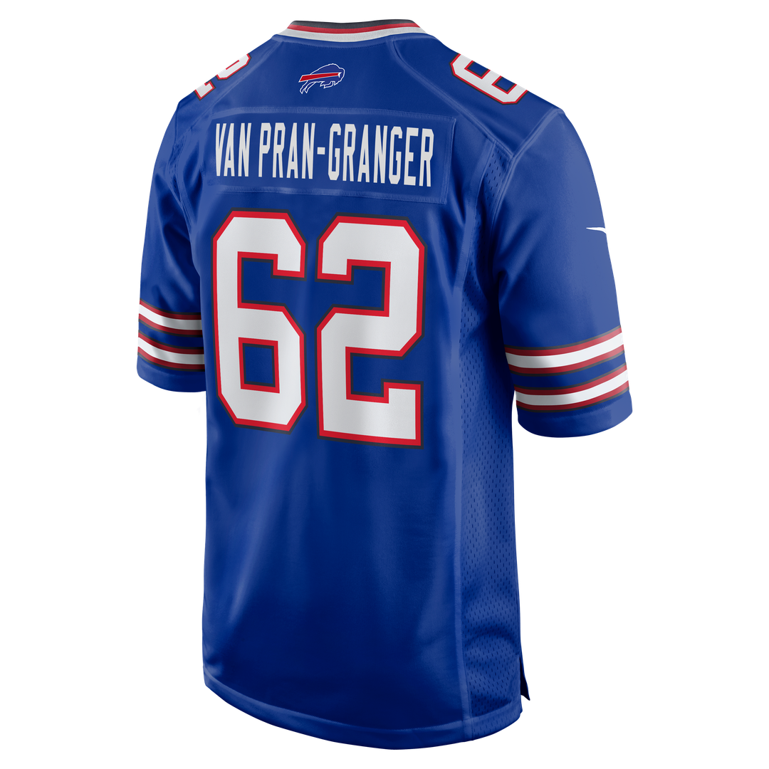 Sedrick Van Pran - Granger Buffalo Bills Game Jersey - Royal