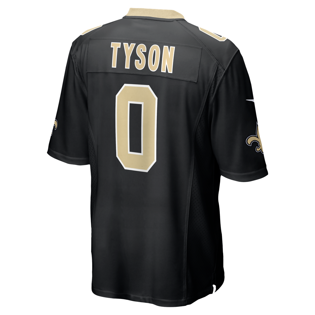 Jordyn Tyson New Orleans Saints Team Game Jersey - Black