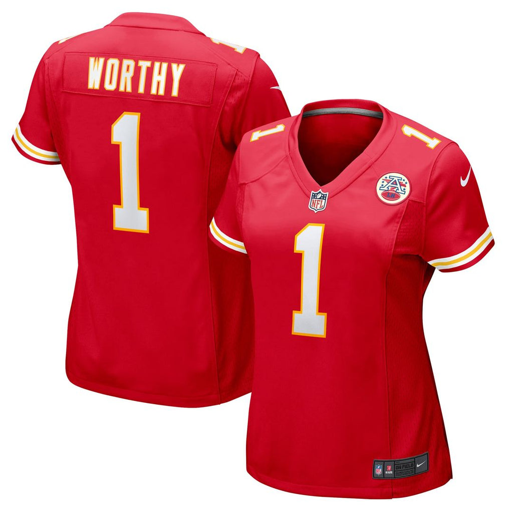 Xavier Worthy Kansas City Chiefs Women's Game Jersey - Red