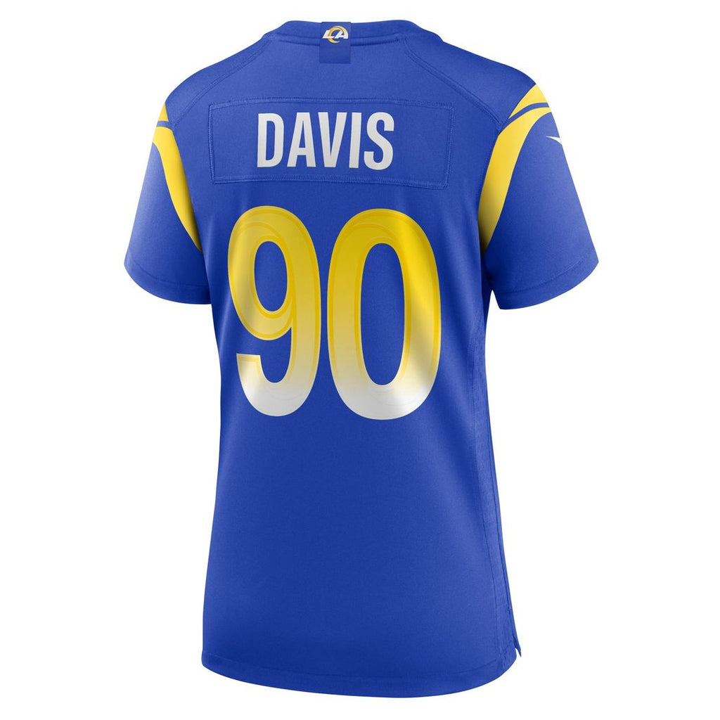 Tyler Davis Los Angeles Rams Women's Game Jersey - Royal