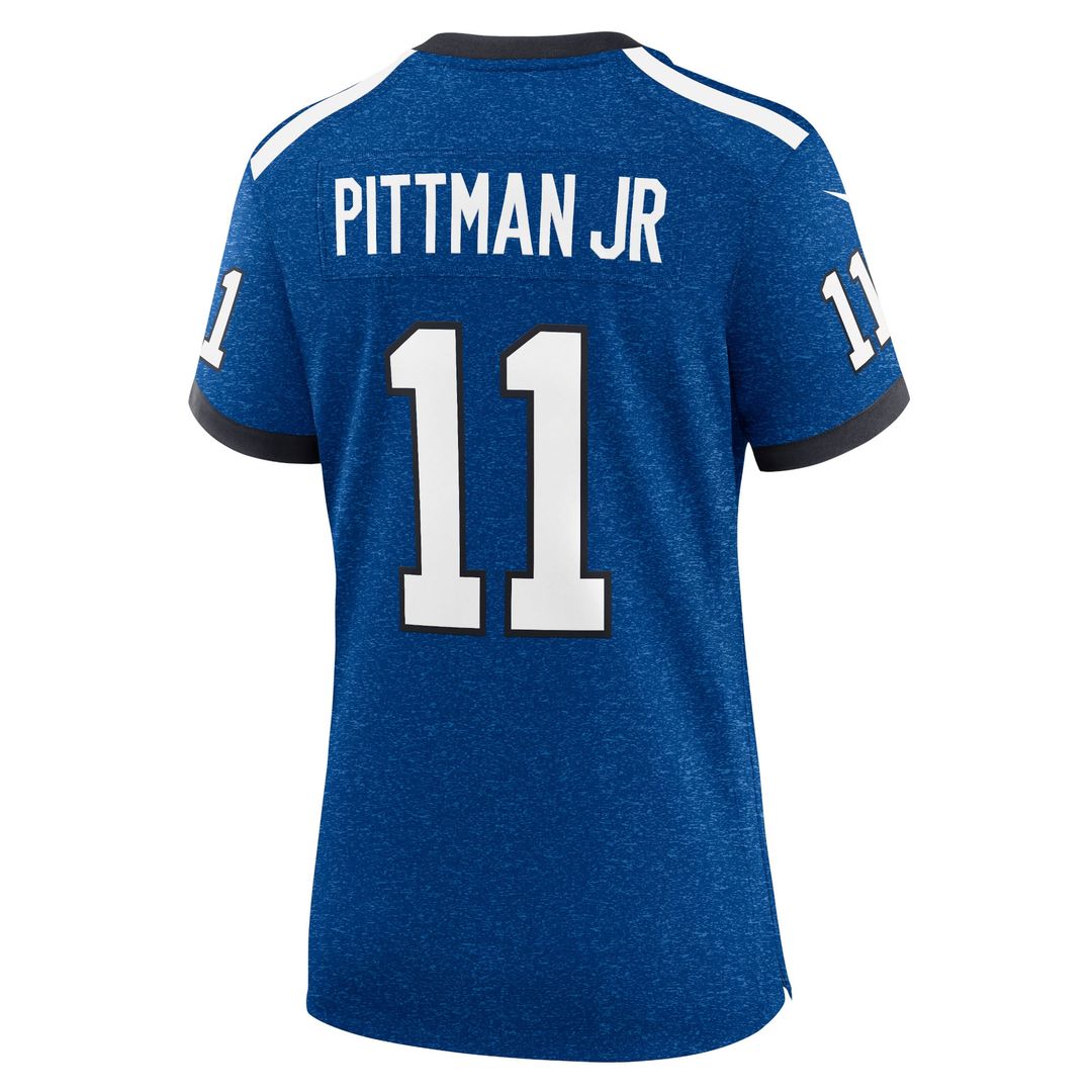 Michael Pittman Jr. Indianapolis Colts Women's Indiana Nights Alternate Game Jersey - Royal