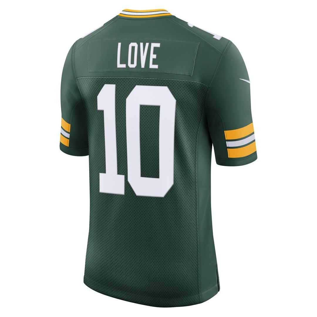 Jordan Love Green Bay Packers Team Vapor Untouchable Limited Jersey - Green