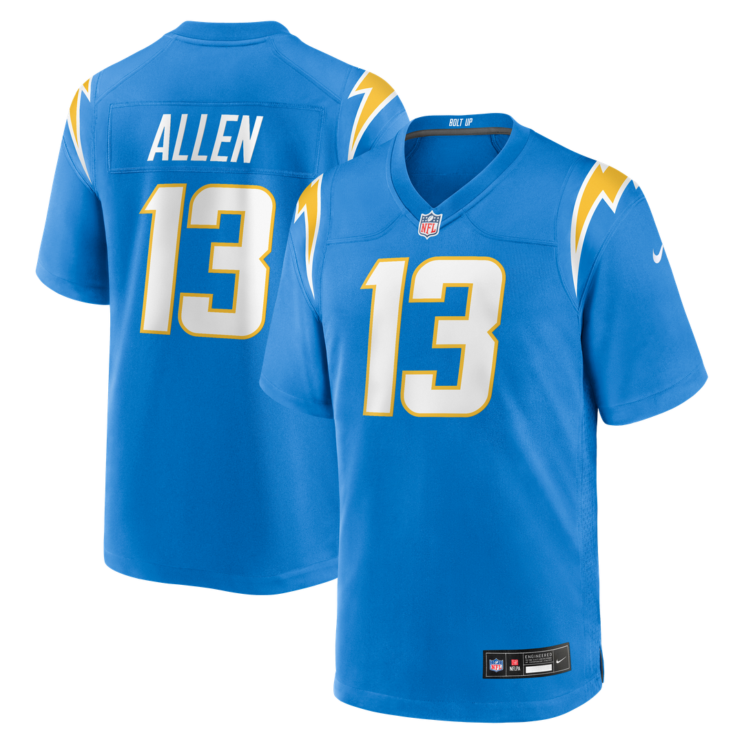 Keenan Allen Los Angeles Chargers Game Player Jersey - Powder Blue