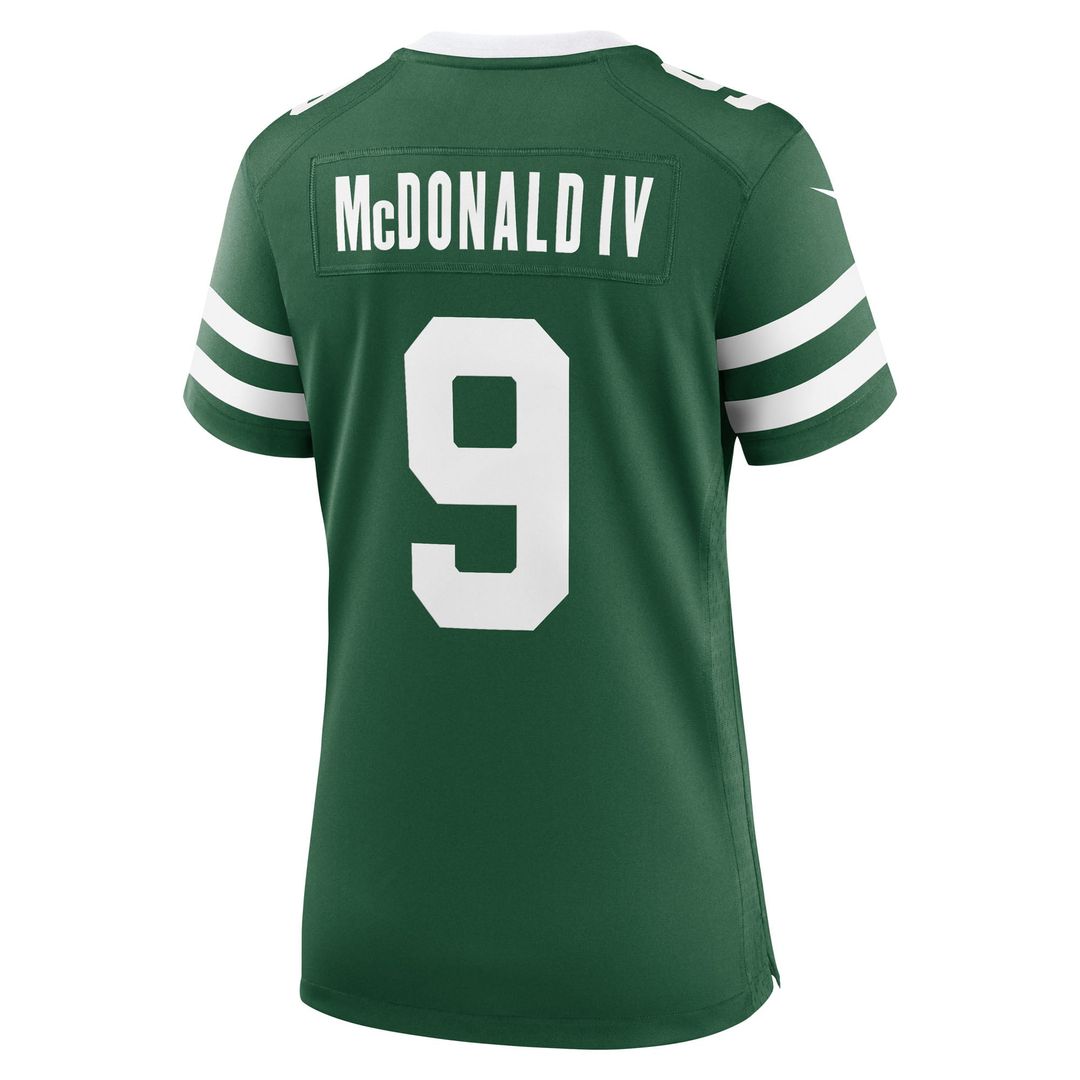 Will McDonald IV New York Jets Women's Team Game Jersey - Legacy Green