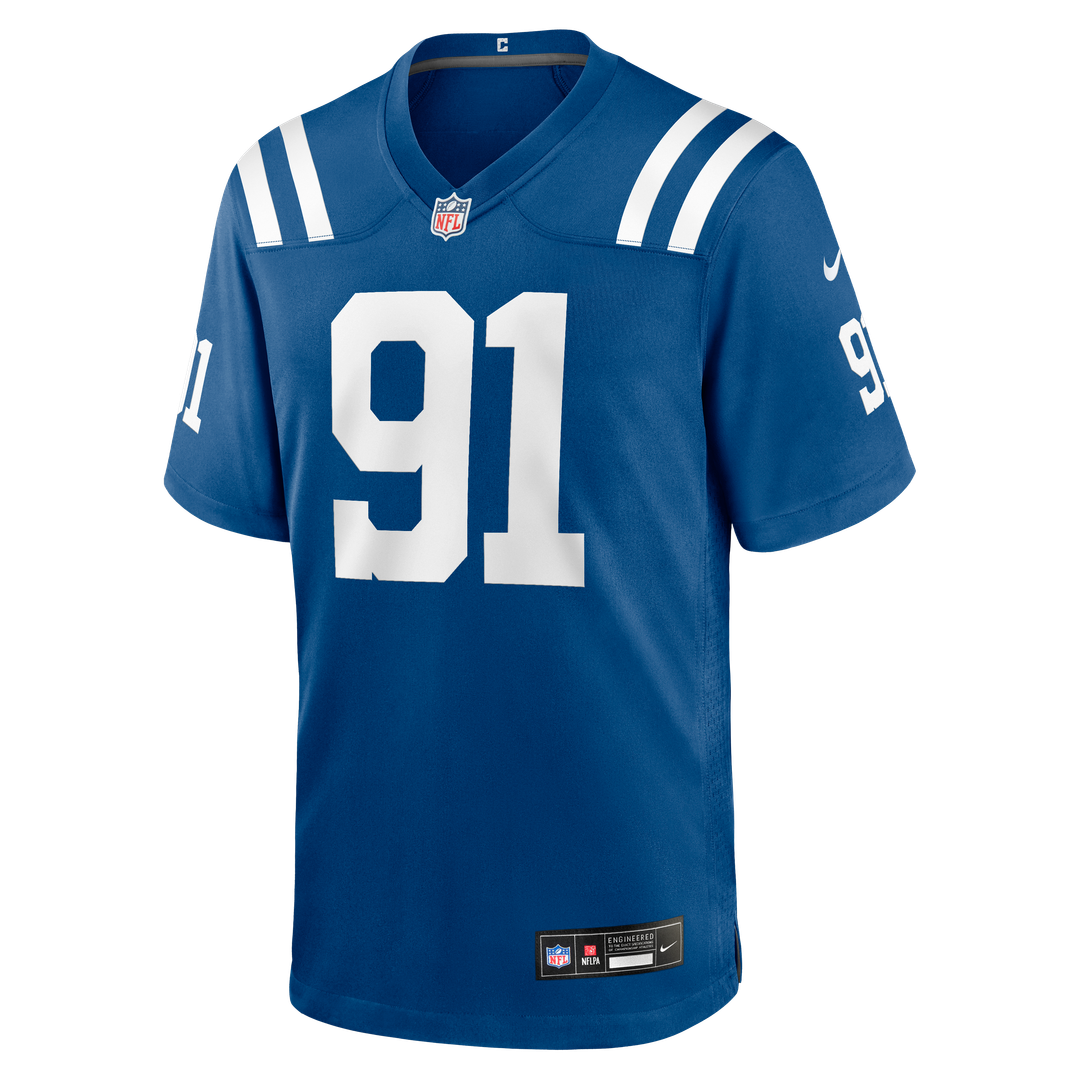 JT Tuimoloau Indianapolis Colts Team Game Jersey - Royal