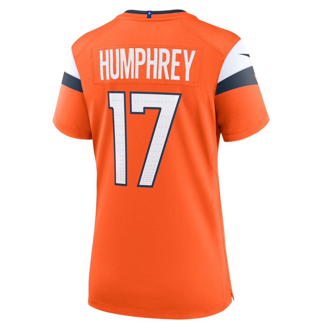 Lil'Jordan Humphrey Denver Broncos Women's Team Game Jersey - Orange