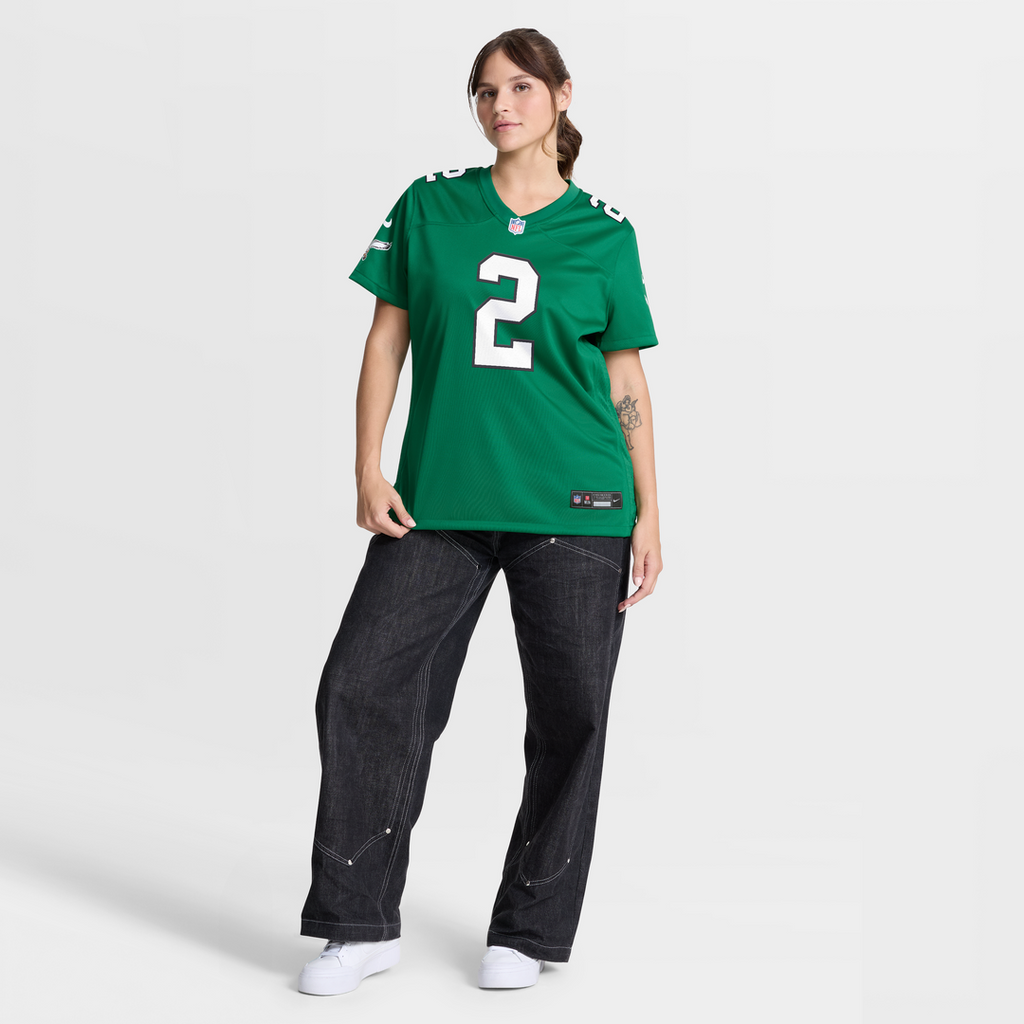 Tariq Woolen Philadelphia Eagles Women's Alternate Game Jersey - Kelly Green