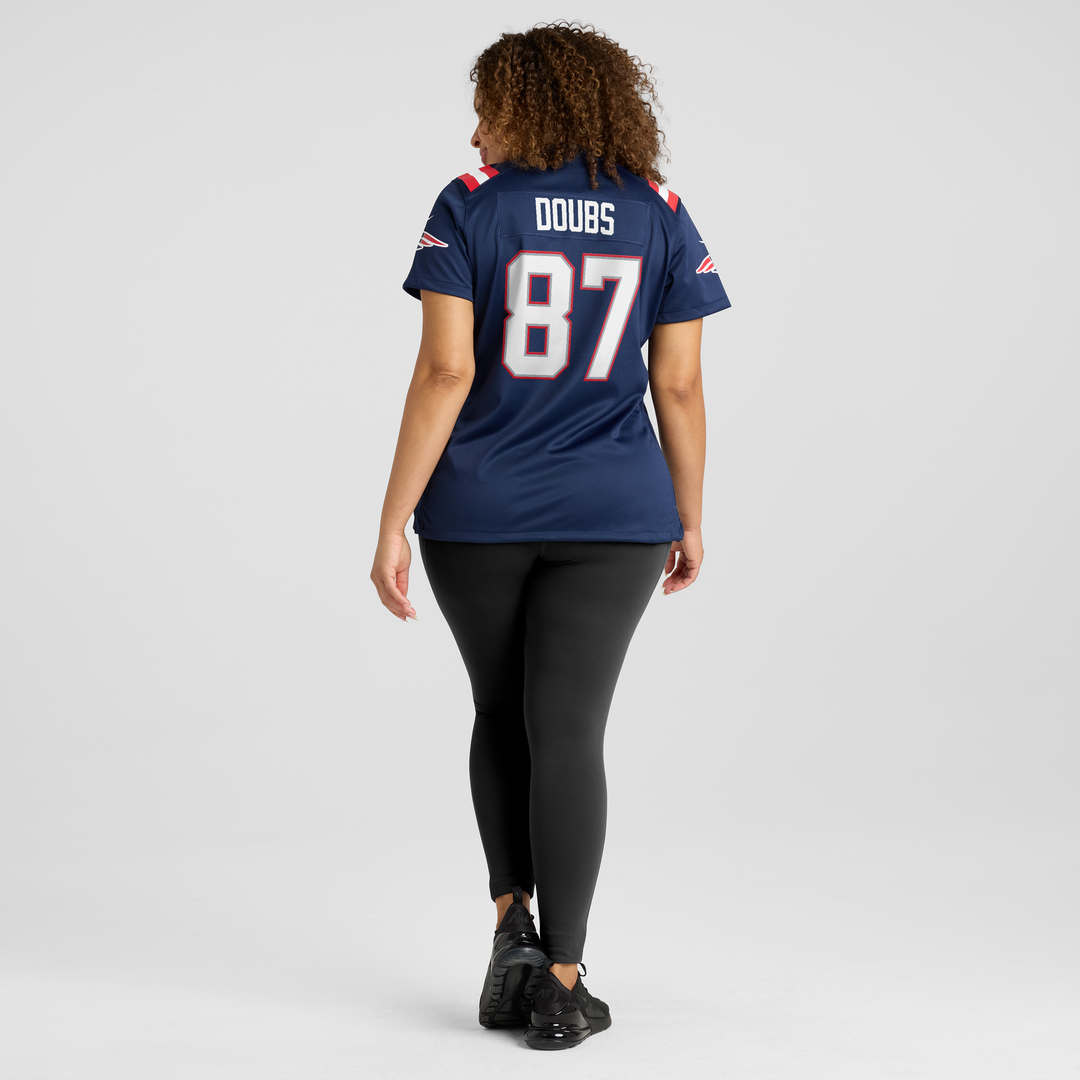 Romeo Doubs New England Patriots Women's Team Game Jersey - Navy