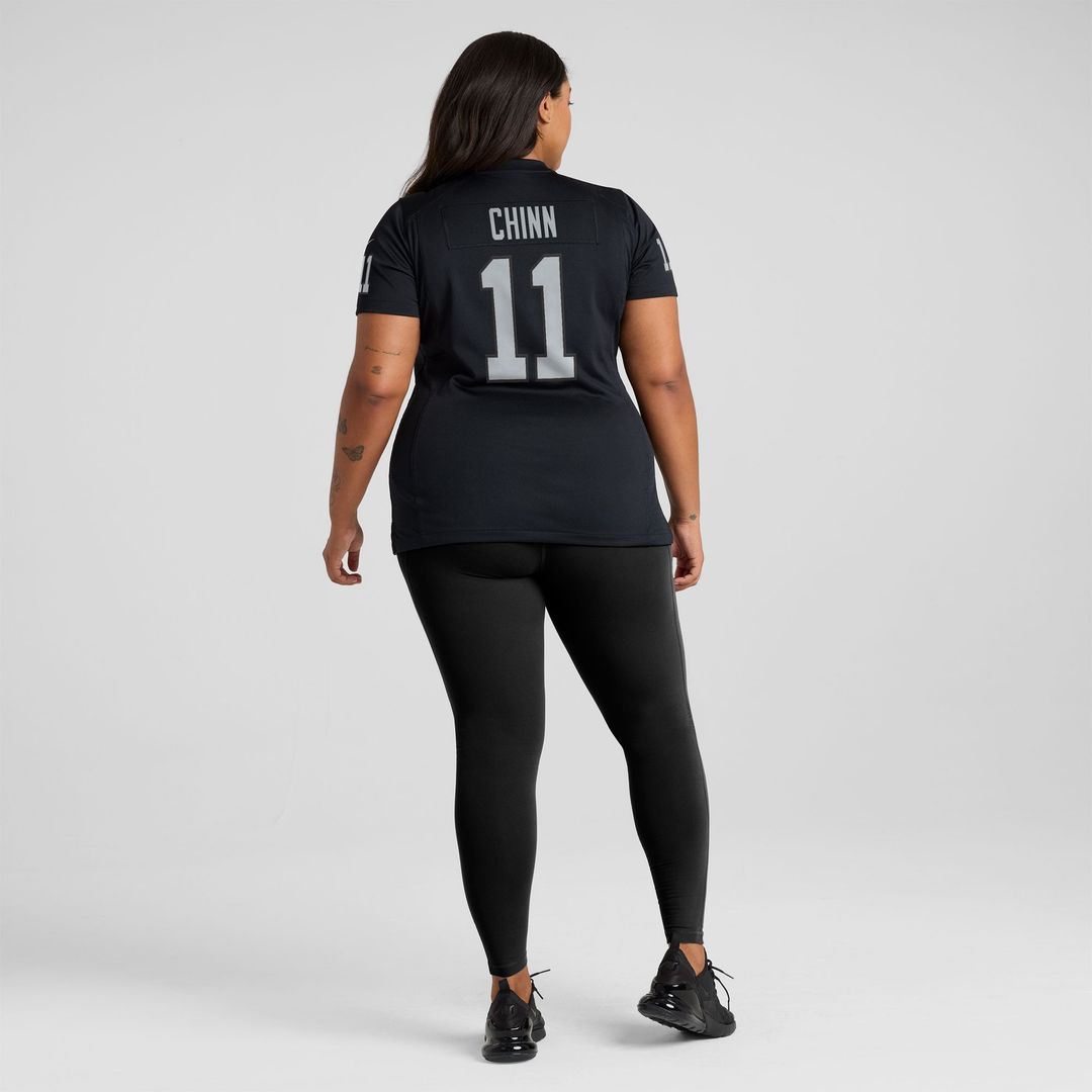 Jeremy Chinn Las Vegas Raiders Women's Team Game Jersey - Black