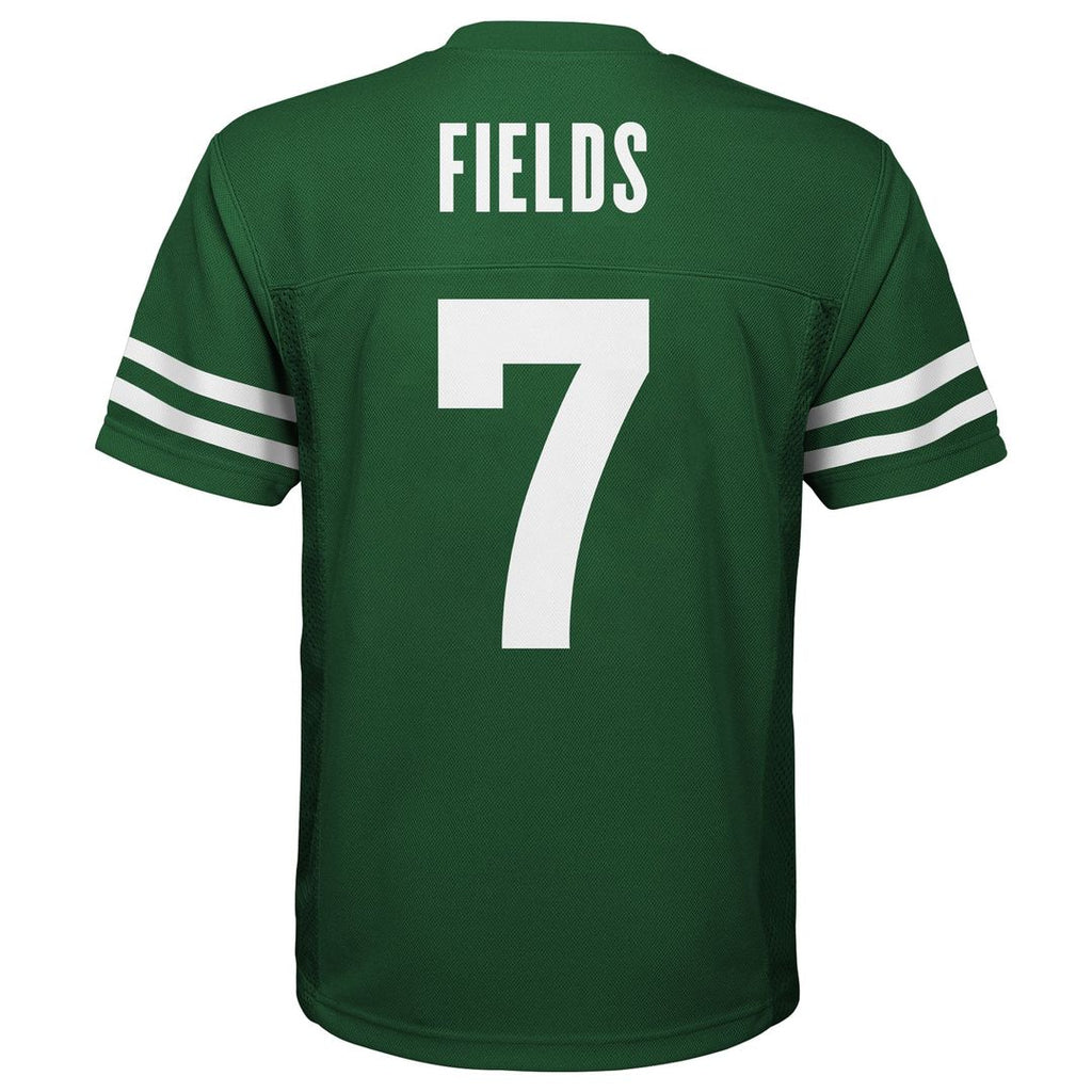 Justin Fields New York Jets Youth Replica Jersey - Green