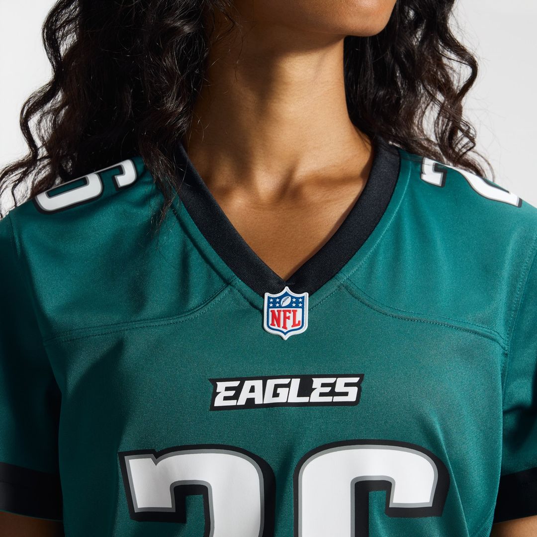 Saquon Barkley Philadelphia Eagles Women's Game Jersey - White