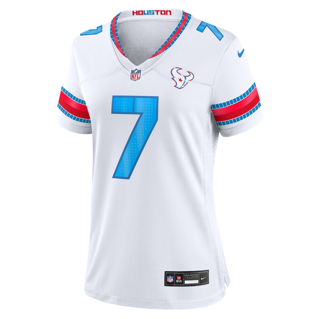 C.J. Stroud Houston Texans Women's 2026 Rivalries Collection Game Jersey - White