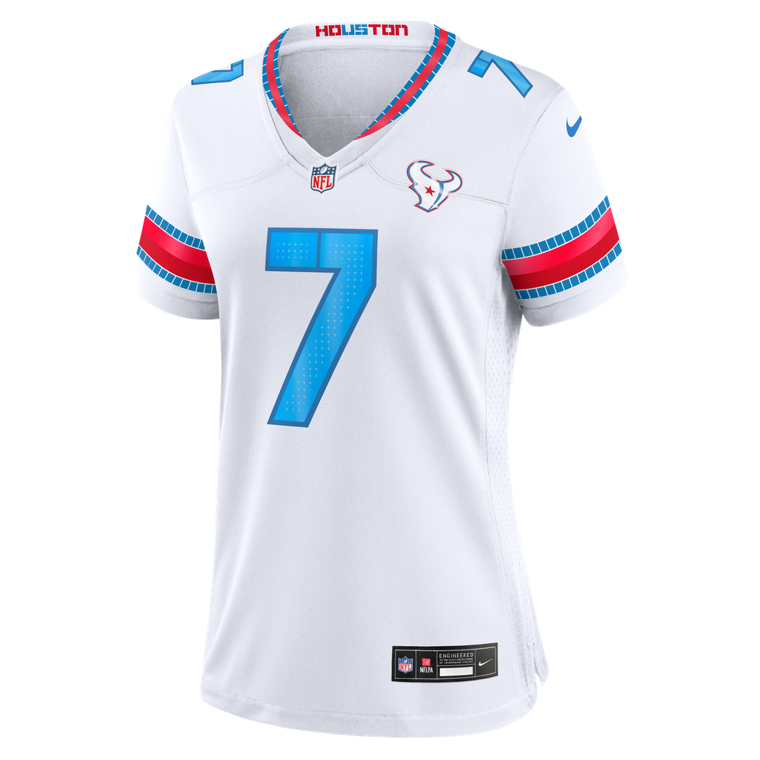 C.J. Stroud Houston Texans Women's 2026 Rivalries Collection Game Jersey - White